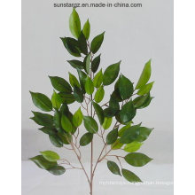 Ficus Tree Leaf Spray Fake Flower Artificial Plant for Home Garden Decoration (45042)